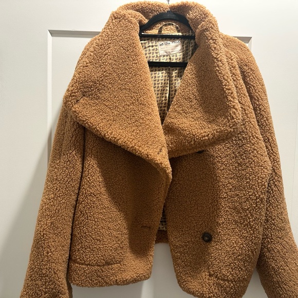 We The Free - Free People Camel Teddy Jacket - Picture 2 of 8